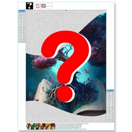 SKRYUIE DIY 5D Diamond Painting by Numbers Kits, Diamond Art Kits for Adults Crystal Cross Stitch Art Craft Wall Sticker Decoration Wall Decoration 30x40cm1516