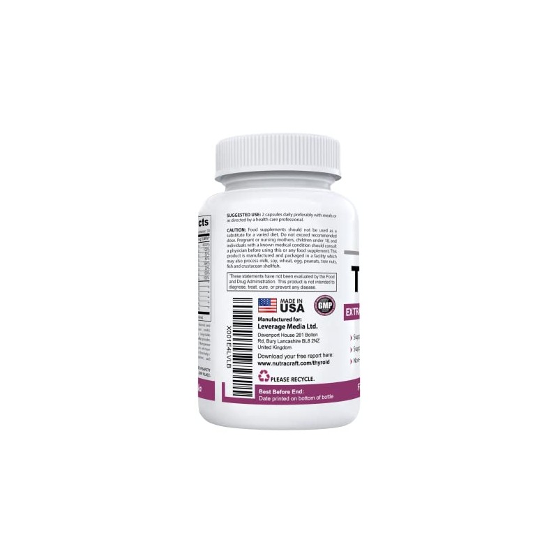 ThyroAid #1 Thyroid Support Supplement | Premium Thyroid Formula &