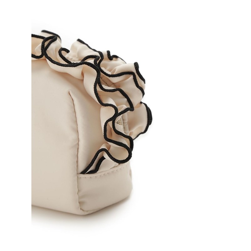 Snidel SHGG252222 Ruffle Pouch, OWHT
