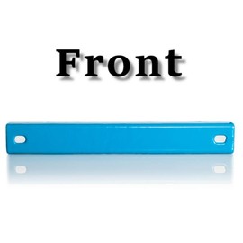 WFPOWER Magnetic License Plate Holder, (4 Pack) Rubber Coated Strong Magnets Dealer License Plate Holder for Test Driving, Dealer Demo Tag License Plate Holders No Drill for Car with Screws