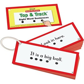 Really Good Stuff Tap and Track Dolch Sight Word Sentence Cards – Beginning Sight Words for Young Children – Practice Reading Sight Words in Sentence Form