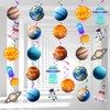 Solar System Hanging Swirls Decorations, 34 Pcs Outer Space Hanging