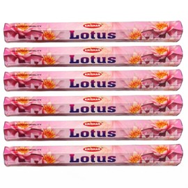 Krishan Lotus Incense 20 Sticks x 6 Pack Total 120 Joss Stick