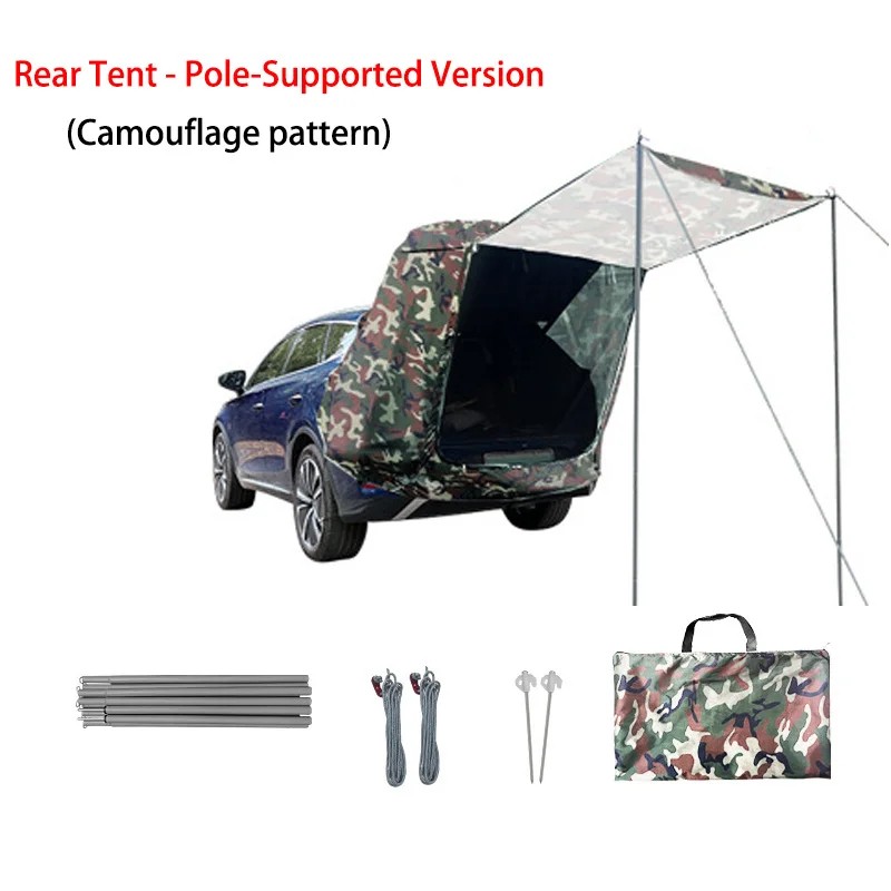 Car Rear Tent for Camping & Picnic – 600D Oxford