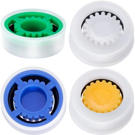 CustomyLife GPM 1.5/1.8/2.0/2.5 Shower Flow Restrictors, 4 Pcs Shower Head Flow Reducer Limiter, Water Saver Adapter for Handheld Shower, Bathroom, Toilet