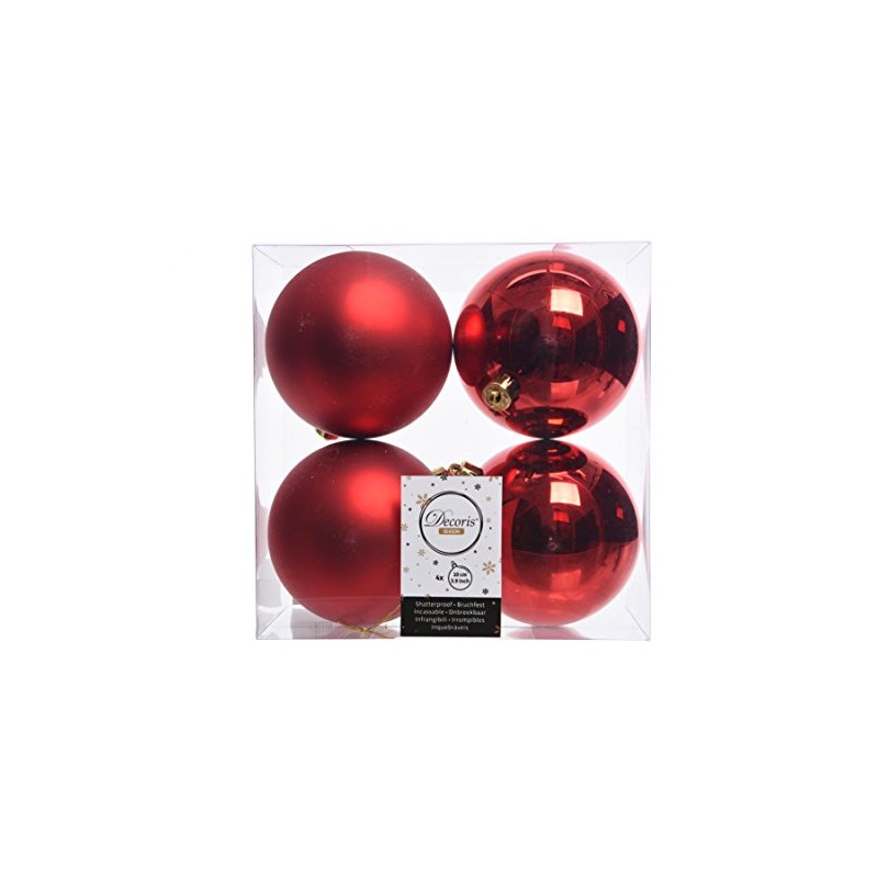 Decoris Decoration, Red, 4