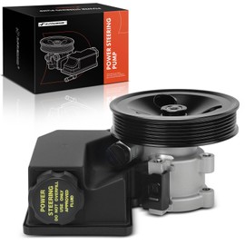 A-Premium Power Steering Pump, with Reservoir & Pulley, Compatible with Jeep WJ Series Grand Cherokee 2001-2004 4.7L & Dodge Ram 1500 2004-2006 8.3L, Viper 2003-2006 8.3L