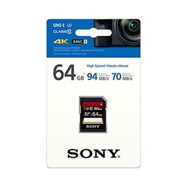 Sony SDXC Card 64GB Class 10 UHS-I Compatible SF-64UX2