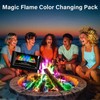 5PCS Fire Colour Changing Powder,Magical Flames,Magic Campfire Flam,Long-Lasting Fire Colour