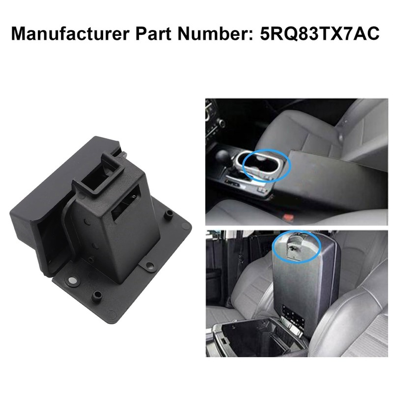 Priprilod Interior Armrest Console Latch Compatible with Dodge Ram 1500