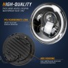 milelightpart-us DOT 7inch LED Headlights + Tail Lights Combo For