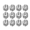 100Stück Gewindereduzierungsmutter Reparatureinsatz Kit Rohrverschraubung Reduzieradapter Edelstahlbefestigungszubehör M6x1 (mm) (1.5D)