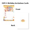 32 Birthday Invitation Cards,Uniquely Designed Birthday Cards for Children,Men, Women