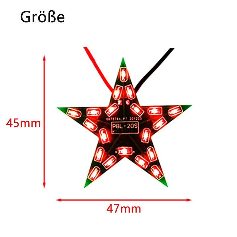 Soldering Training Practice Learning Electronic Kits Five Pointed Star Breathing