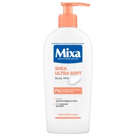 Mixa D3673300 Shea Ultra Soft Body Milk Intensive Nourishing Body Milk with Shea Butter and Vegetable Glycerine for Dry and Rough Skin 250 g