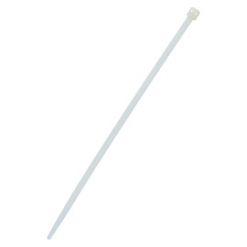 75pc Zip Ties 200mm x 4.5mm White Cable Ties Wrap Wire Lock Ties TE930