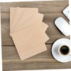 jojofuny 10pcs Thin Basswood Sheets for Woodworking Pyrography and DIY