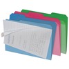 Find It Clear View File Folder with Clear Front Sheet,