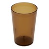 G.E.T. Enterprises 6608-1-A-EC, Amber 8 oz. Plastic Tumblers (Pack of