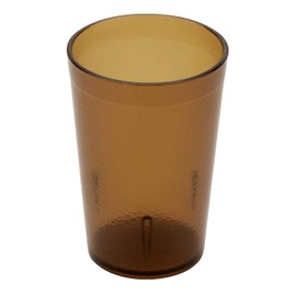 G.E.T. Enterprises 6608-1-A-EC, Amber 8 oz. Plastic Tumblers (Pack of 4)