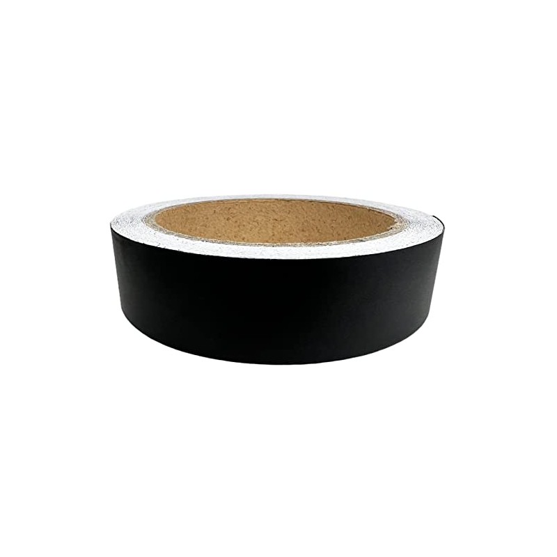 LZLRUN Black Matte Air-Release Adhesive Vinyl Tape Roll - Come