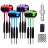 22g Steel Tip Darts Set,12 Pcs Professional Darts Set with