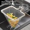 Suction Cup Kitchen Sink Filter with Replacement Mesh Bag, Foldable