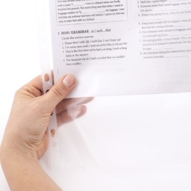 D.RECT 25 Pieces Punched Pockets - Plastic Sleeves - Polly Pockets 100 µm/mic/Micron Thickness: 0.10 mm - Plastic Wallets 240x350 mm, Grained