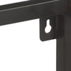 vidaXL Wall Shelf - Industrial Hanging Shelves with Black Iron