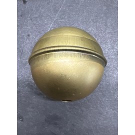 BALL 2 1/4” DIAMETER WIDE BALL SEAMED - 1/4” INCH SLIP THROUGH HOLE - UNF BRASS