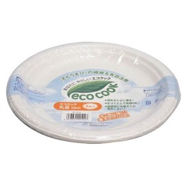 Eco Cook EC-502 Round Plate, 9.1 inches (23 cm), Pack of 5