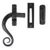 From the Anvil Monkeytail Left Handed Locking Fastener - Black