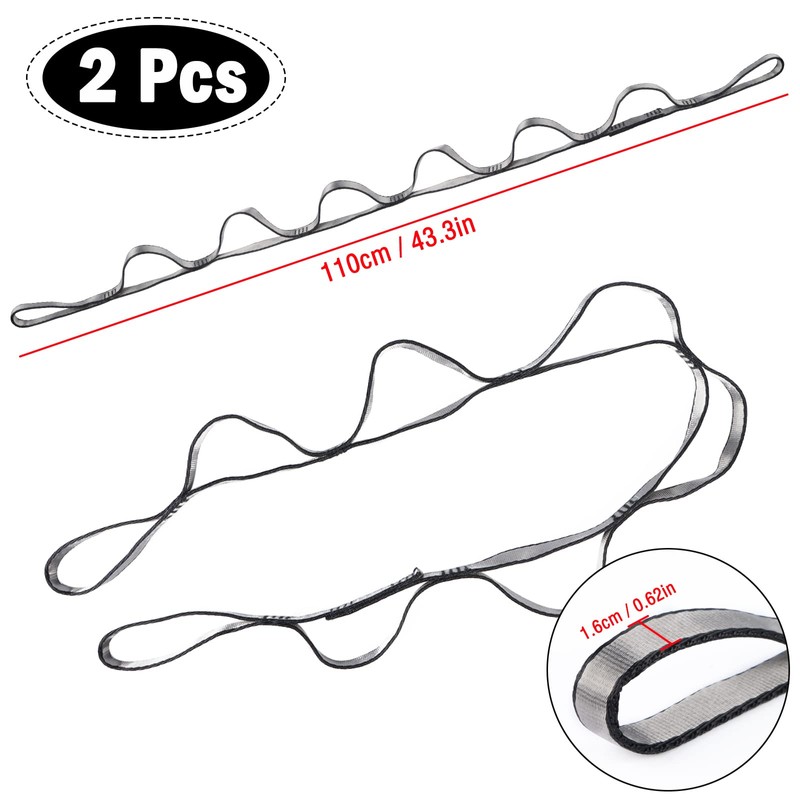 Daisy Chains Yoga Hammock Extension Strap 23 KN Adjustable Nylon