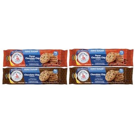 Voortman Sugar Free Cookies - Chocolate Chip - Pecan Chocolate Chip - 4 Packs