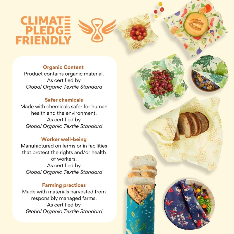 Bee's Wrap Beeswax Wraps for Food - Cut to Size
