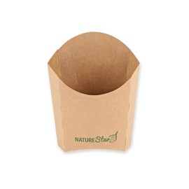 FRANZ MENSCH NatureStar Organic Chip Pours, Kraft Paper/PE, FSC® Mix, Length: 9 cm, Brown, W: 5.5 cm, H: 12.5 cm