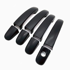 S SIZVER Matte-Black Ready-to-Paint Door Handle Covers Overlay Compatible with 2019&Up Ford Ranger