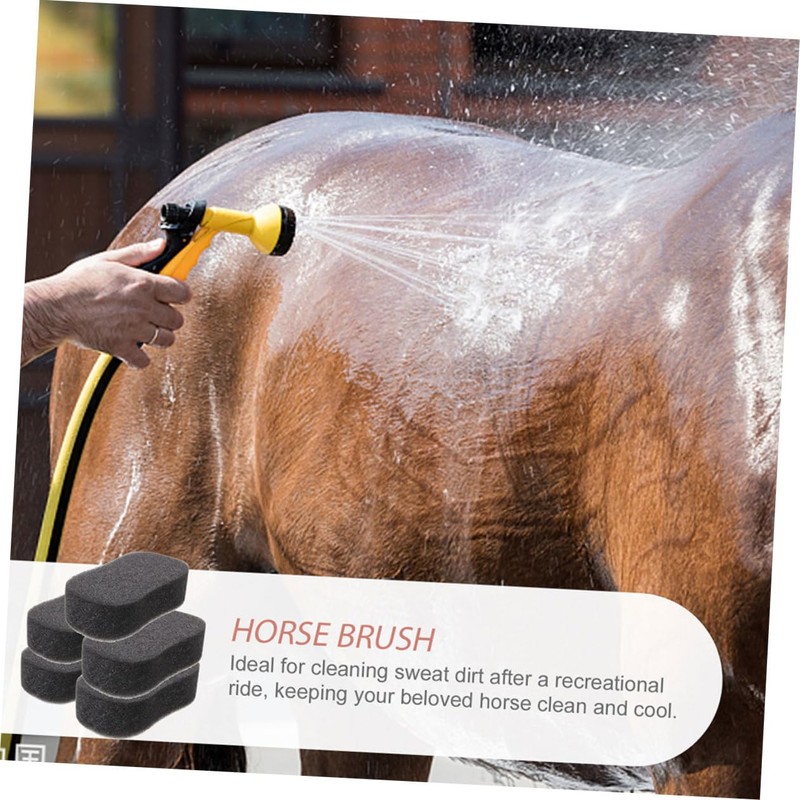 SUPVOX Horse Grooming Sponges Set 10 Pieces Cleaning Tools for