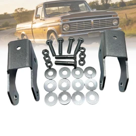 3-5" Rear Drop Shock Extenders Extensions Lowering Brackets Kit for 1965-1979 Ford F100 F-100 F150 2 or 4 Wheel Drives - Extension Kit