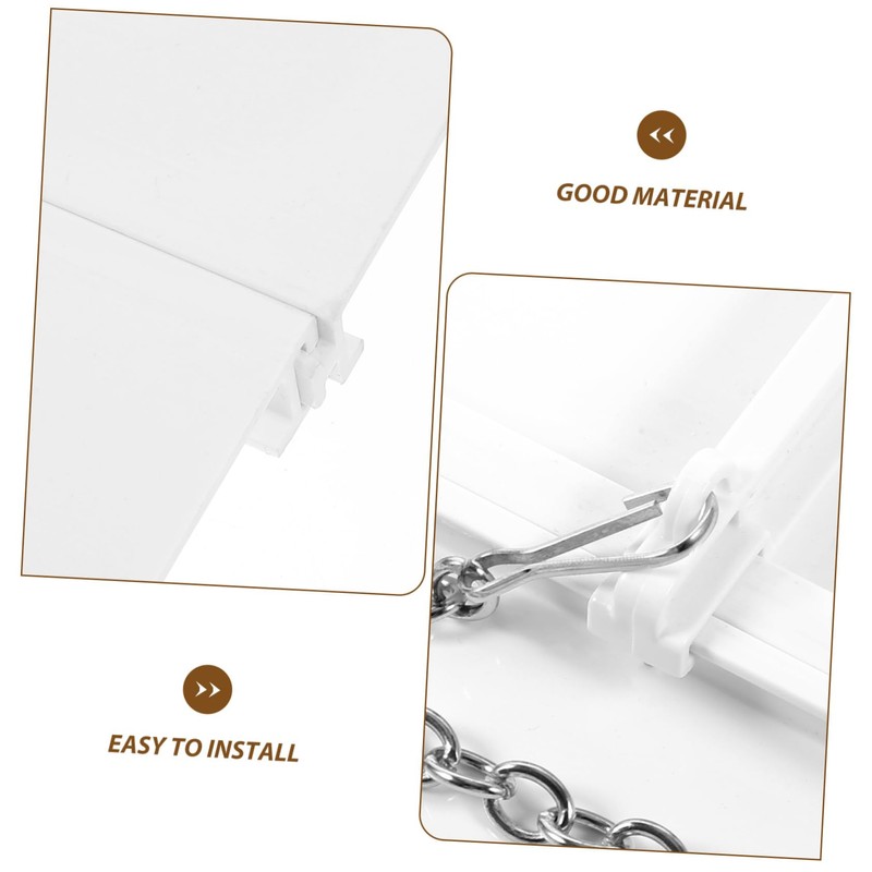 NOLITOY 1Pc Punch Air Conditioning Deflector Wind Guide Baffle for