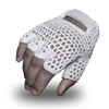 Kango Fitness Leather Padded Crochet Fingerless Weight Lifting Exercise Gym