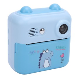 Instant Print Camera for Kids, 50MP 1080P 16x Digital Zoom Kids Camera Instant Print with 2.4 Inch Screen, Digital Video Cameras for Toddler Girls Boys (Blue)