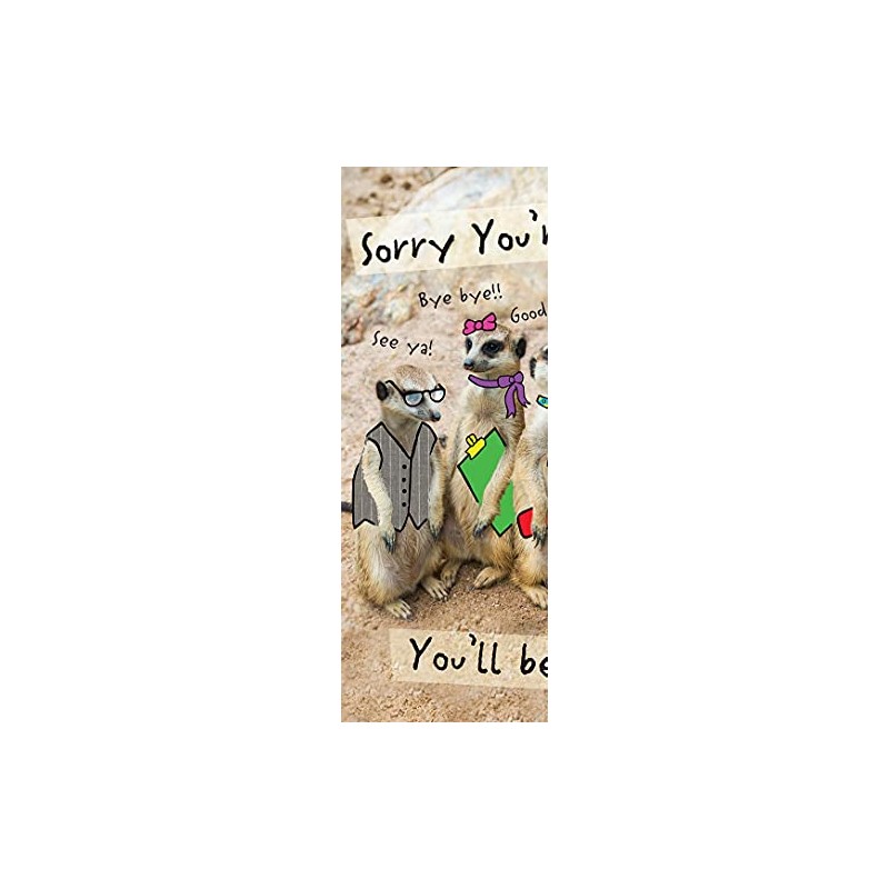 Piccadilly Greetings Modern Large Card Leaving - 12 x 9