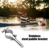 MiOYOOW Paddle Holders, Boat Paddle Holder Made of Stainless Steel,