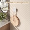IOMDRWU 6 Pcs Large Self Adhesive Clips, Tapestry Hanger, Wall
