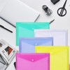 12 pcs Plastic File Folders, A4 Paper Size Waterproof File