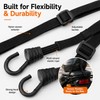 Elastic Motorcycle Helmet Strap for Rear Seat – Adjustable Nylon