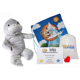Make Your Own Stuffed Animal 16" Molly The Manatee - No Sew - Kit with Cute Backpack!