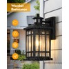 OPAXIS Motion Sensor Outdoor Wall Light, Adjustable Sensing Range Outside