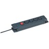 Brennenstuhl PDU with switch - power extensions (Black)
